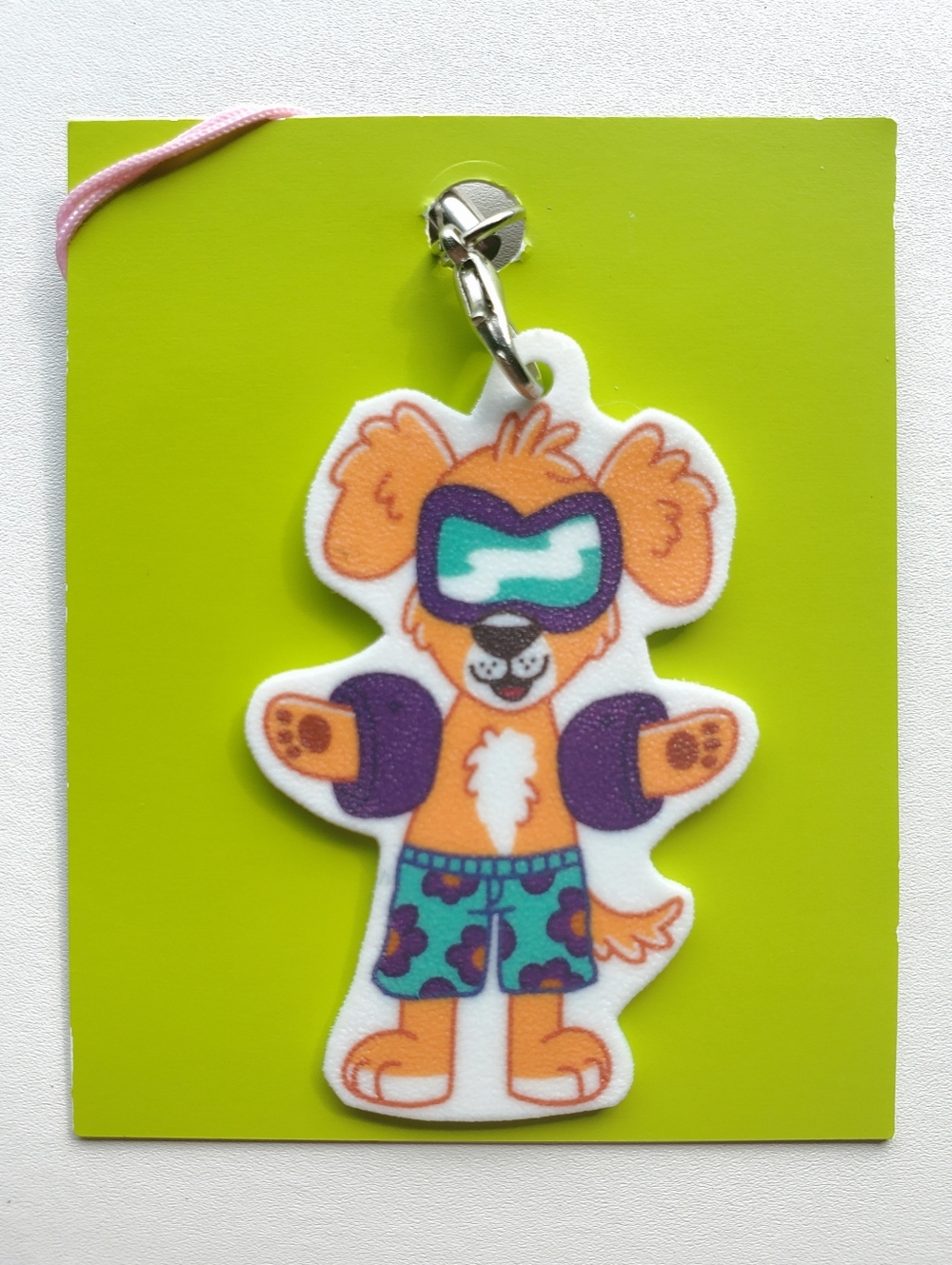 Cute Handmade Floaties/Popsicle Pool Pups Charms/Keychains